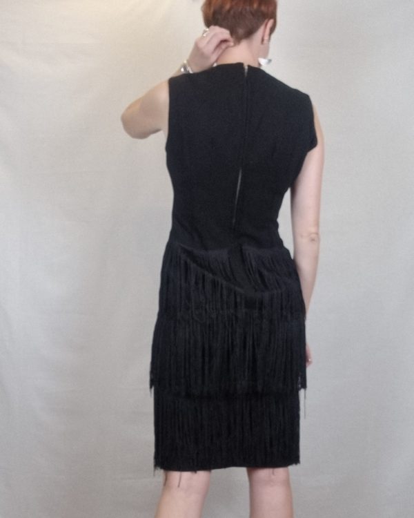 Flapper Fringed Short Dress UK Size 10 5