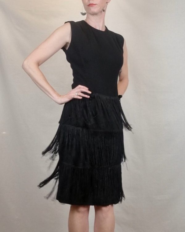 Flapper Fringed Short Dress UK Size 10 2