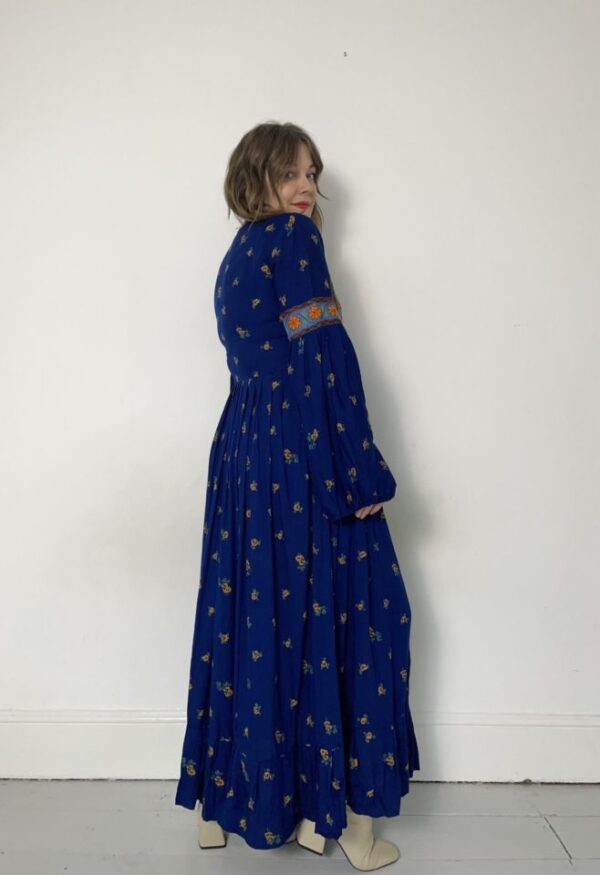 Embroidered 70s Afghan Maxi Dress UK Size 8-10 - Image 10
