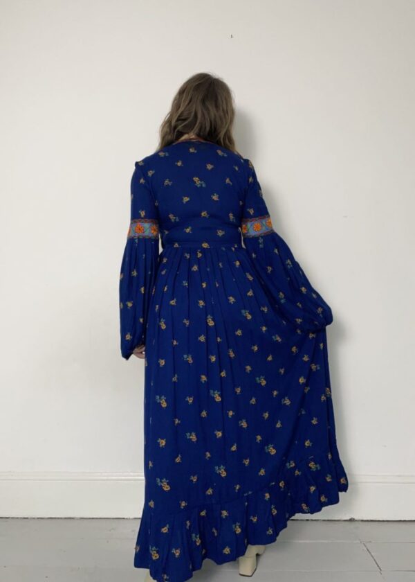 Embroidered 70s Afghan Maxi Dress UK Size 8-10 - Image 2