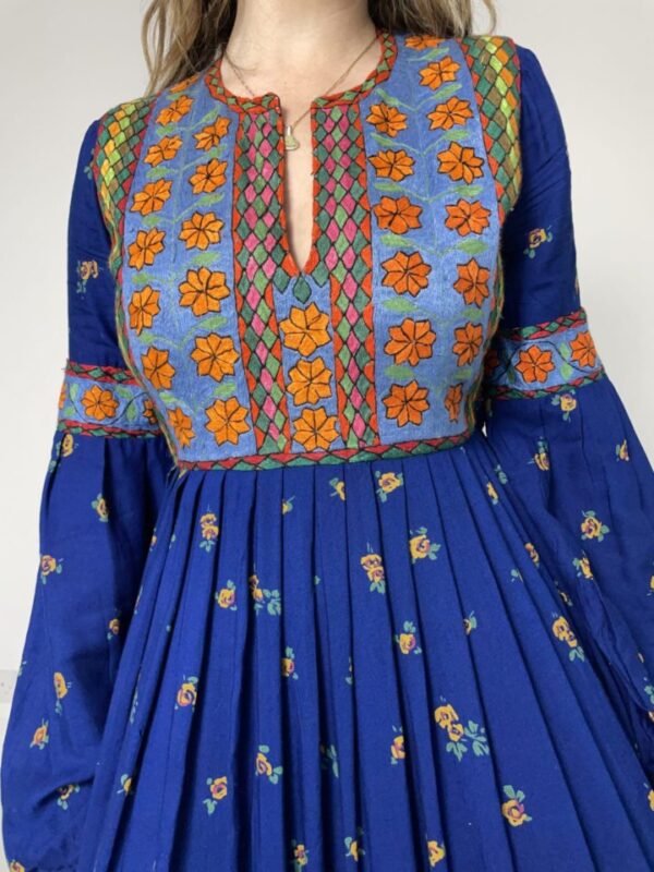 Embroidered 70s Afghan Maxi Dress UK Size 8-10 - Image 5