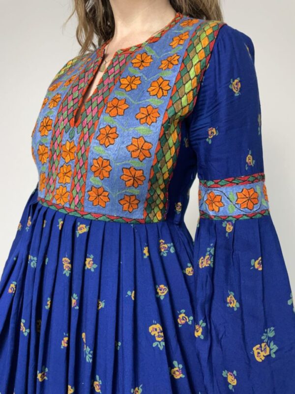 Embroidered 70s Afghan Maxi Dress UK Size 8-10 - Image 4