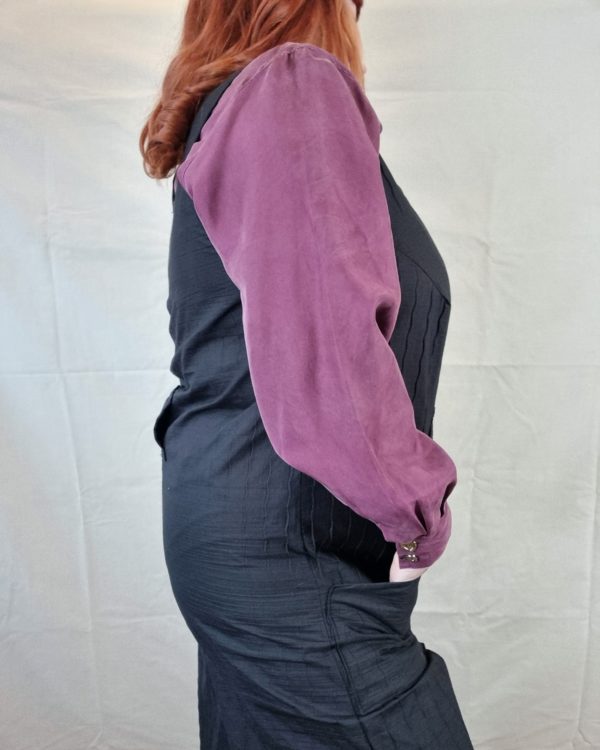 Sleeveless Black Zip Front Cropped Jumpsuit UK Size 16-18 3