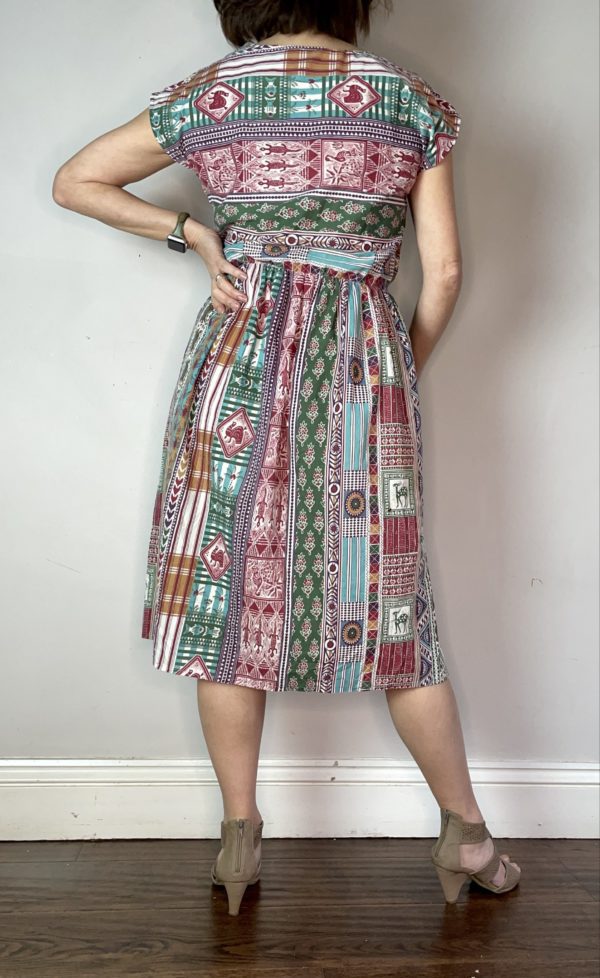 Ethnic Print Summer Dress UK 10-12 7