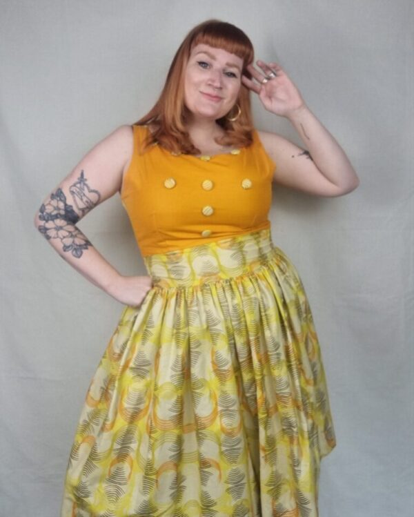 African Print Fabric Summer Dress UK 18- 20 - Image 2