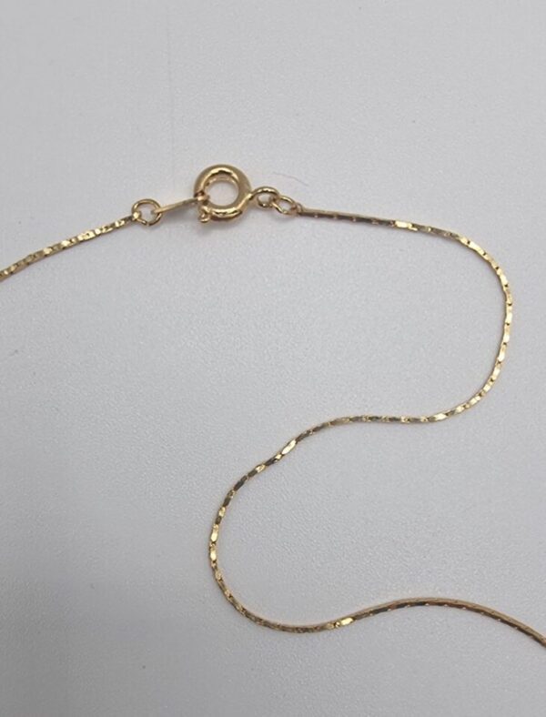 Vintage gold floral beaded choker necklace - Image 4