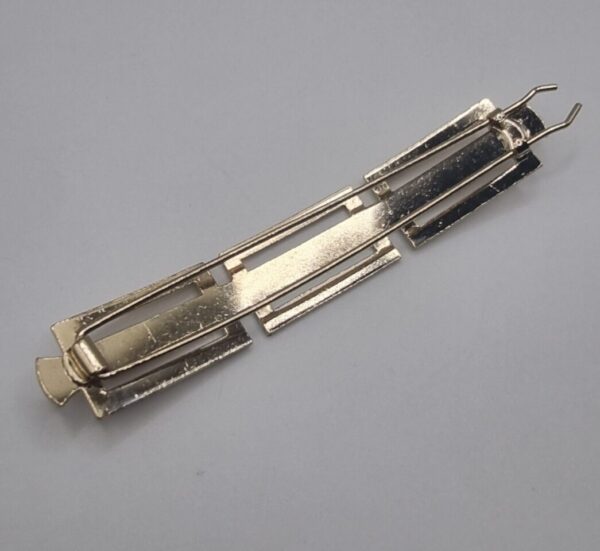 Vintage cutout metal barrette - Image 4