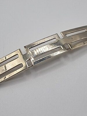 Vintage cutout metal barrette