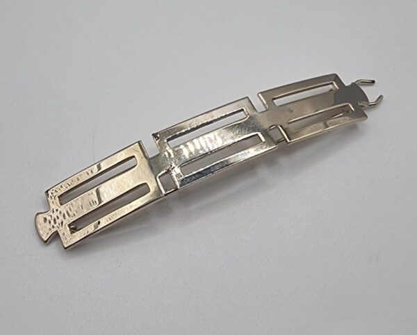 Vintage cutout metal barrette