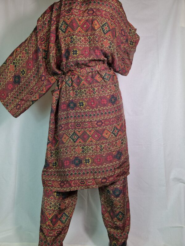 Paisley Silk Dressing Gown UK 10-16 4