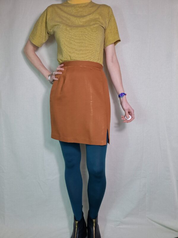 Chesnut Brown Mini Skirt Size 8 2
