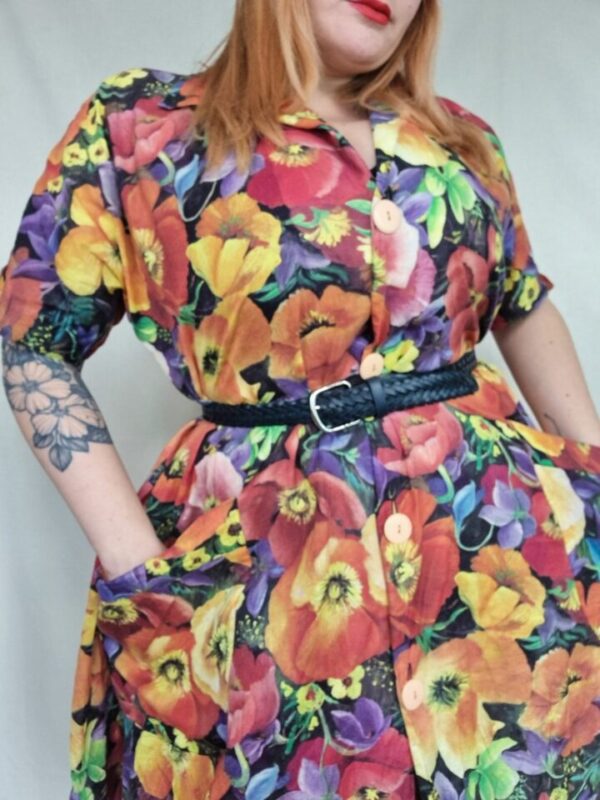 Floral Smock Dress UK 18-20 - Image 2