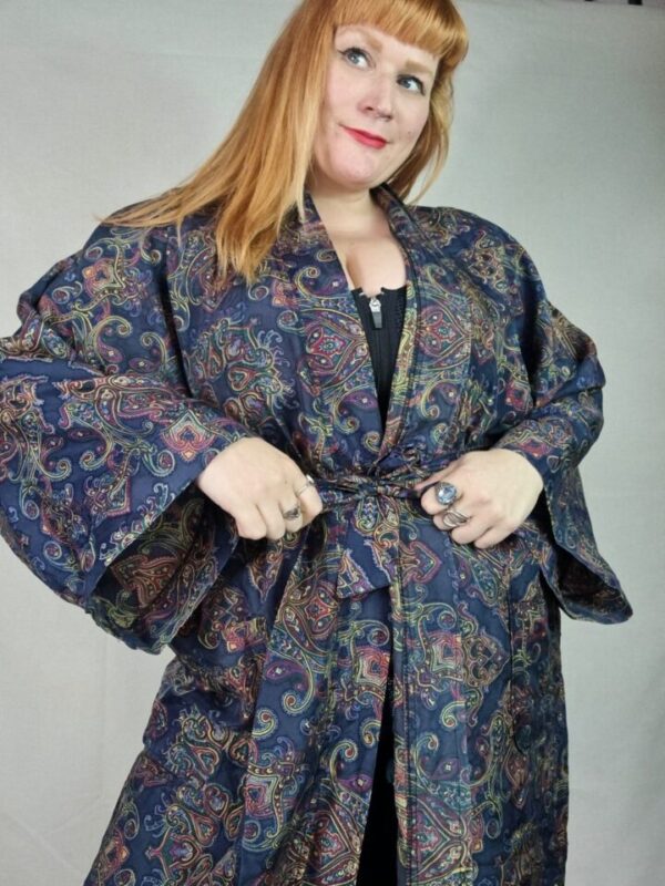 Christian Dior 100% Silk Dressing Gown UK 14-18