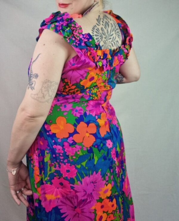 Psychedelic Print Maxi Dress UK 18-20 - Image 2