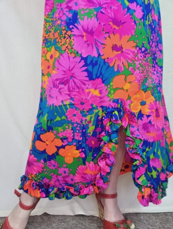 Psychedelic Print Maxi Dress UK 18-20 - Image 4