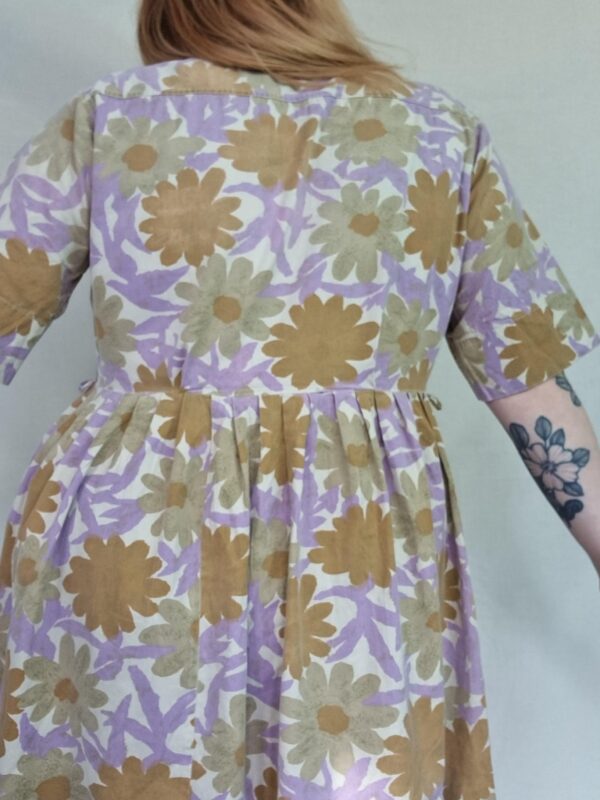 Floral Smock Style Shirt Dress Uk 16 4
